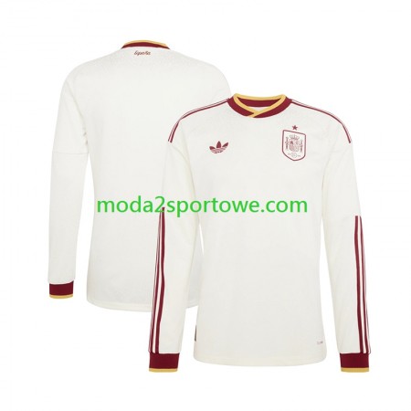 Koszulka Hiszpania Wyjazdowe Stroje Piłkarskie World Cup 2026 Długi Rękaw